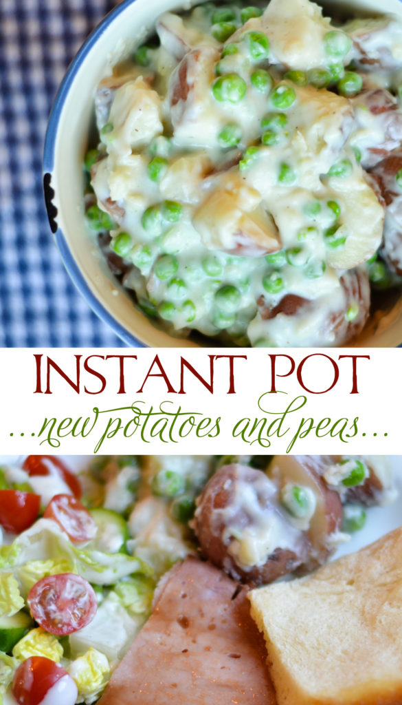 INSTANT POT NEW POTATOES AND PEAS | HUCKLEBERRY LIFE