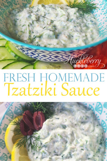Fresh Homemade Tzatziki Sauce