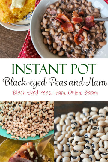 Instant Pot Black-eyed peas and ham long image