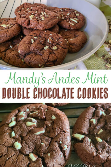 cookie recipe Andes Mint Double Chocolate Cookies